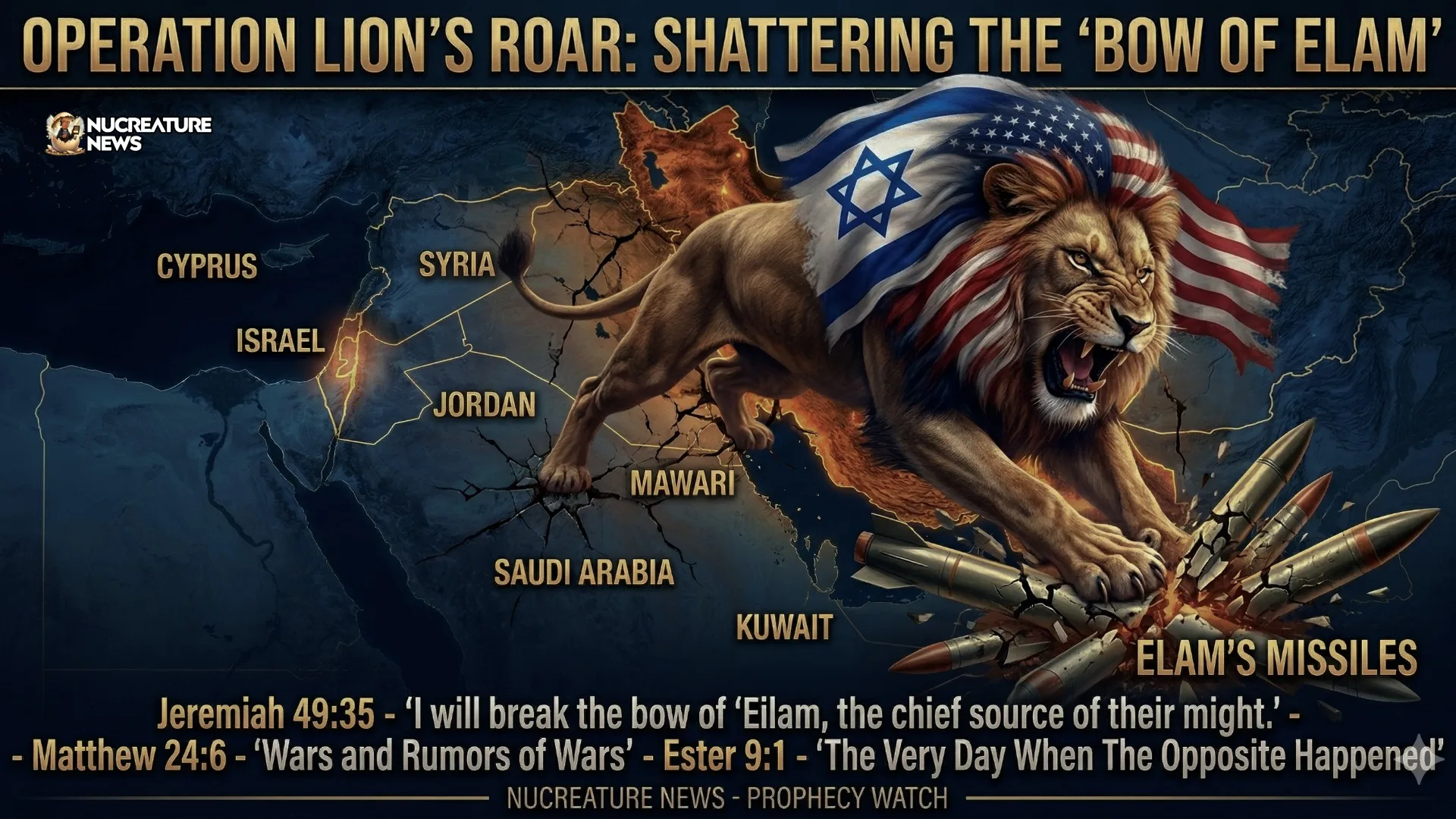 Iran War: Breaking Elam’s Bow? Get The Prophecy Now
