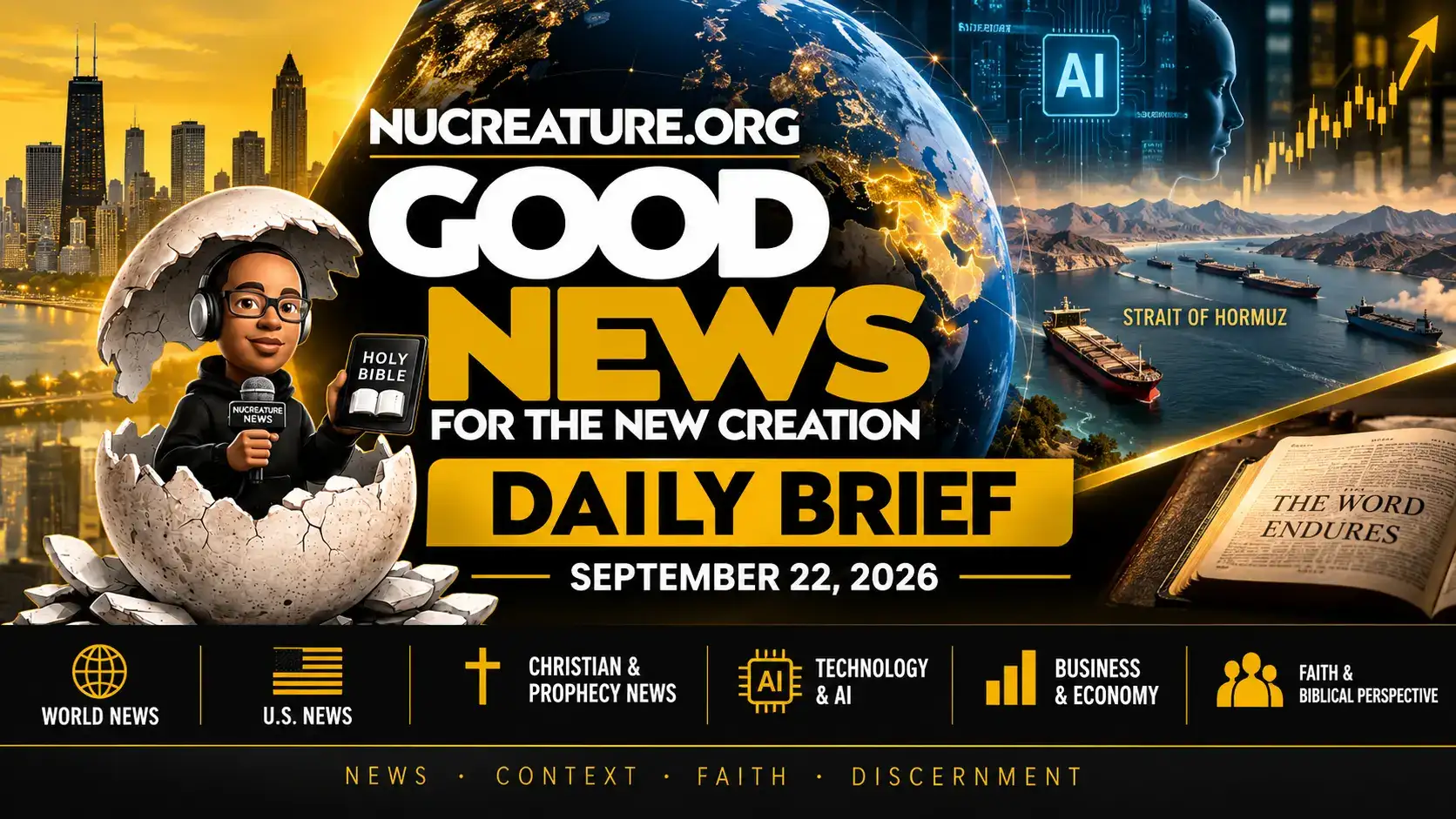 Breaking: Iran, Strait of Hormuz, AI & World News