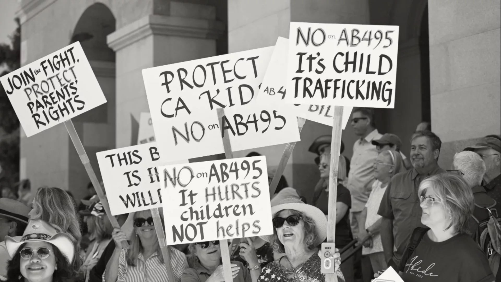 California's AB-495-Protest