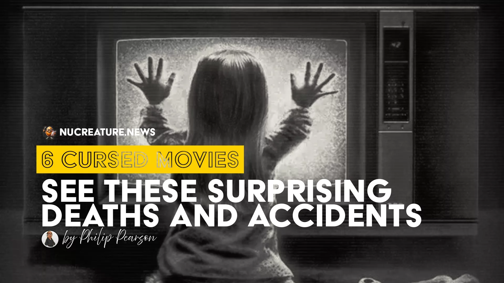 Cursed Movies: Child holding tv screen