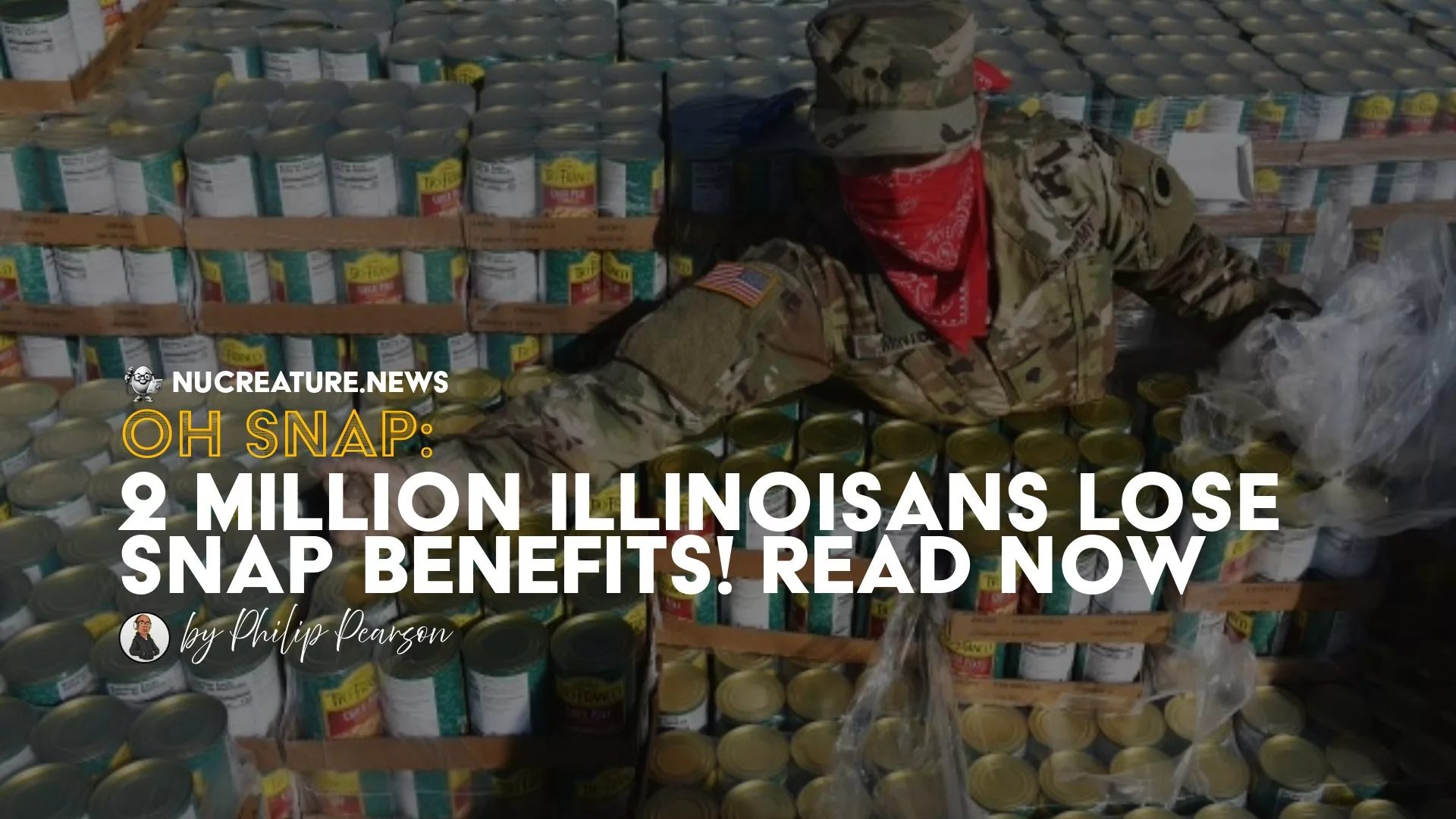 SNAP benefits end in Illinois National Guard assisting with food distribution