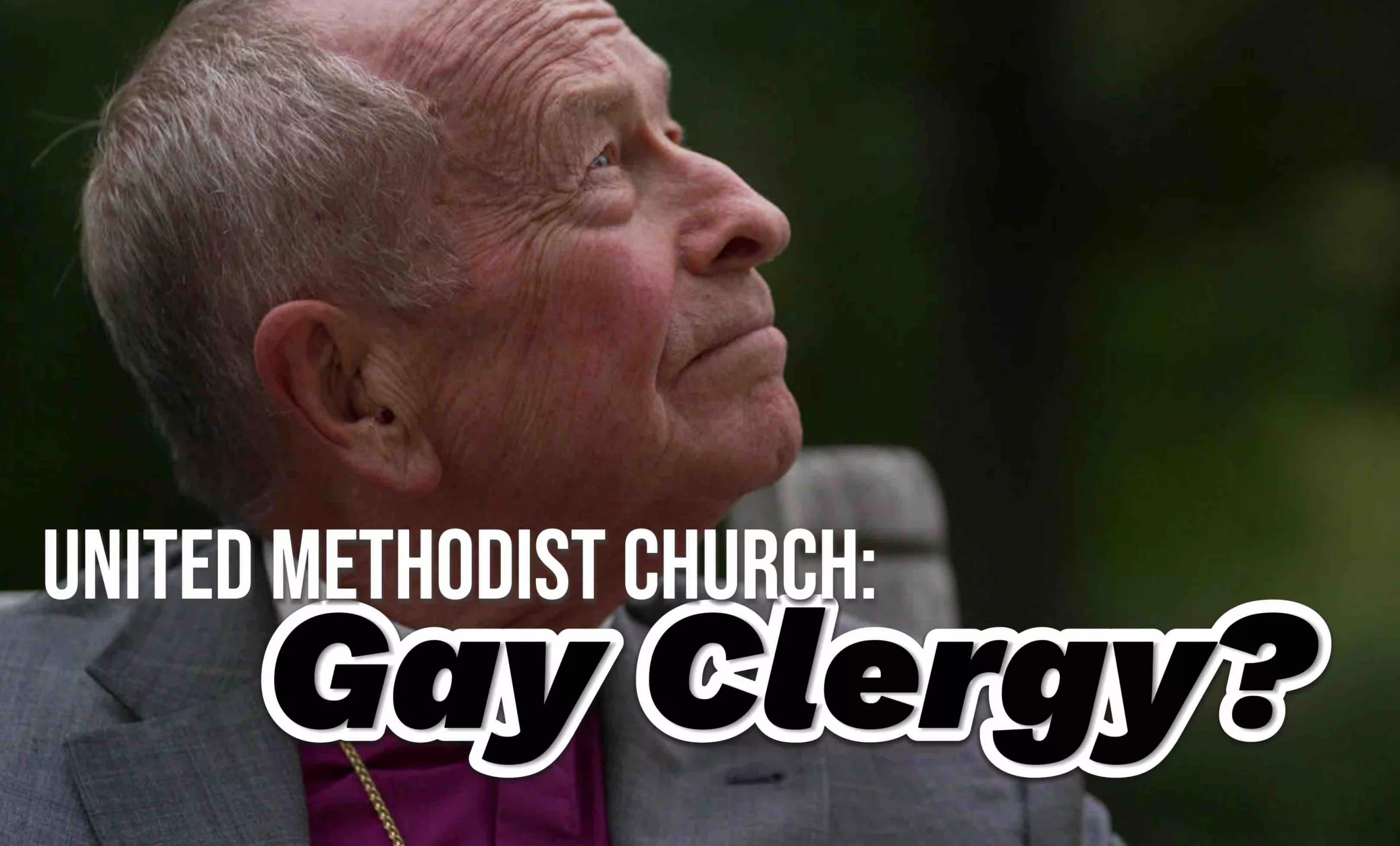 United Methodist Church Gay Bishop looking up